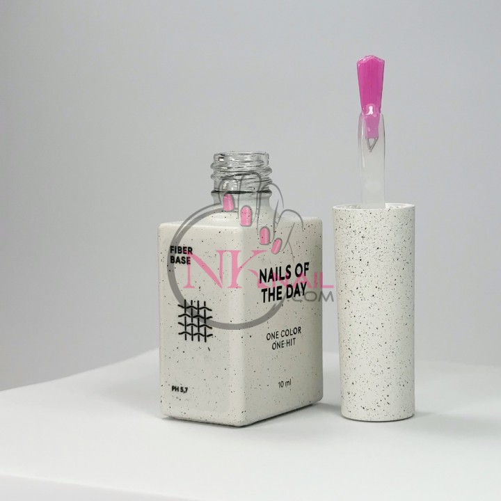 Бза NAILSOFTHEDAY Fiber base с нейлоновыми волокнами, 10 мл TPO free